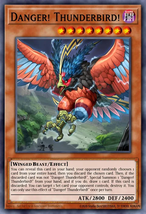 Danger! Thunderbird! trading card