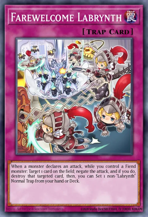 Farewelcome Labrynth trading card