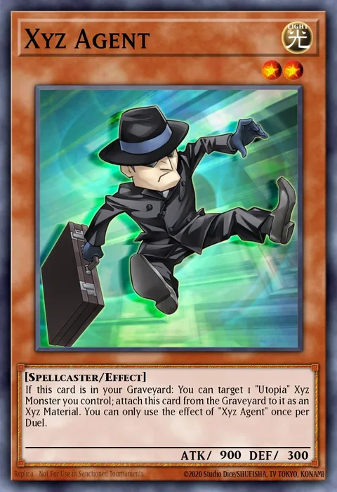 Xyz Agent trading card