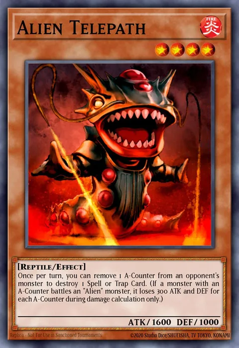 Alien Telepath trading card