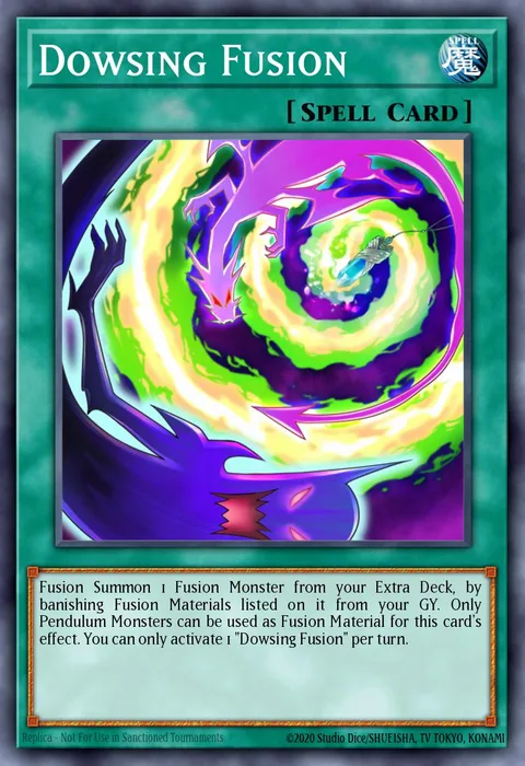 Dowsing Fusion trading card