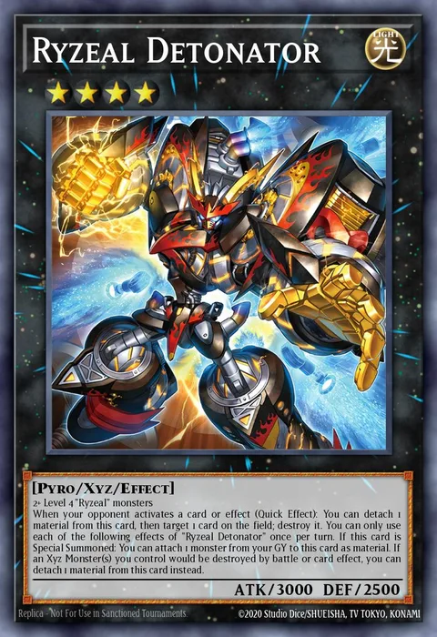 Ryzeal Detonator trading card