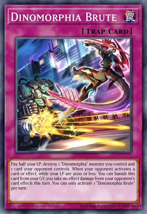 Dinomorphia Brute trading card