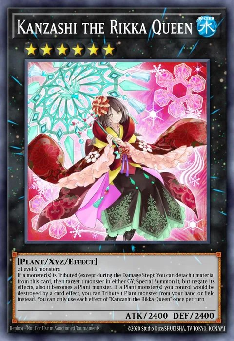 Kanzashi the Rikka Queen trading card