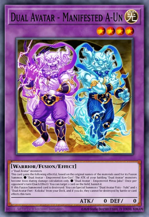 Dual Avatar - Manifested A-Un trading card