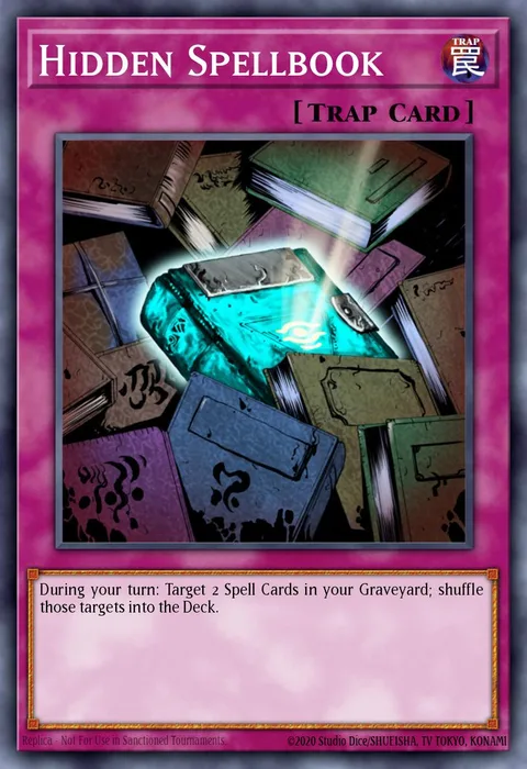 Hidden Spellbook trading card