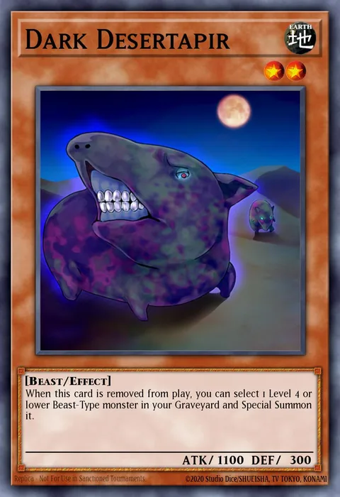 Dark Desertapir trading card