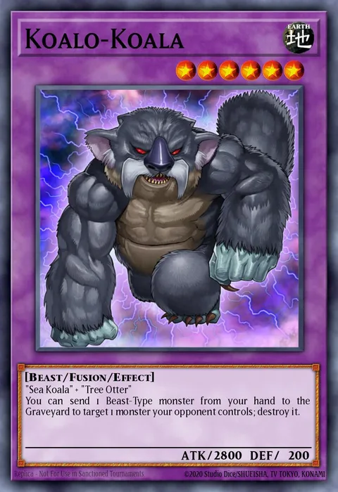 Koalo-Koala trading card