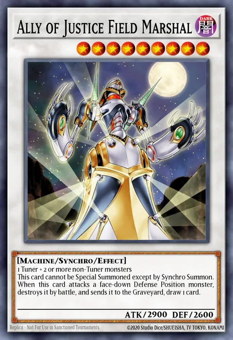 Ally of Justice Field Marshal trading card
