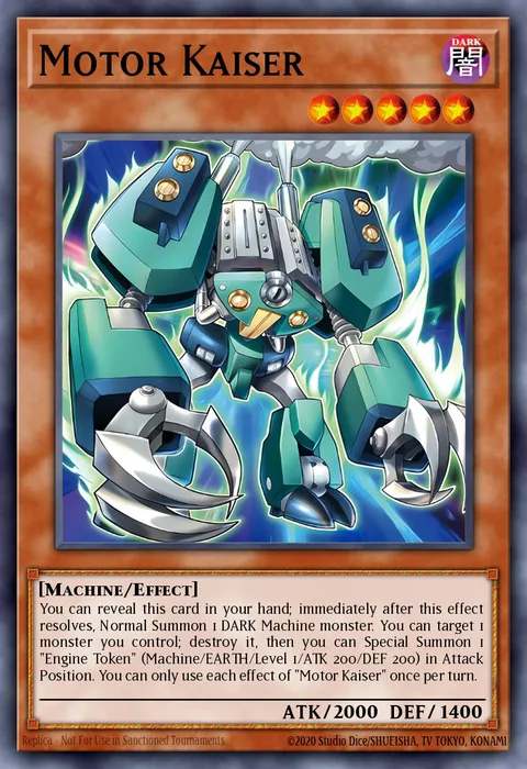 Motor Kaiser trading card