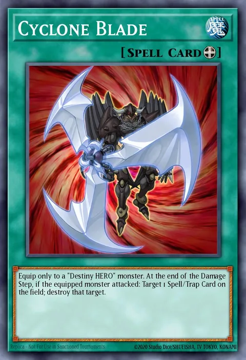 Cyclone Blade trading card