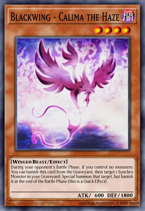 Blackwing - Calima the Haze trading card