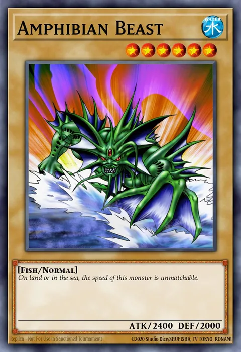 Amphibian Beast trading card