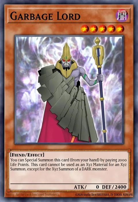 Garbage Lord trading card