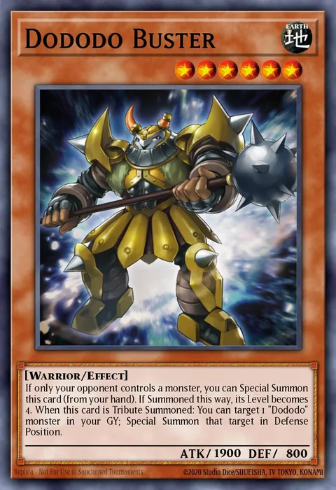 Dododo Buster trading card