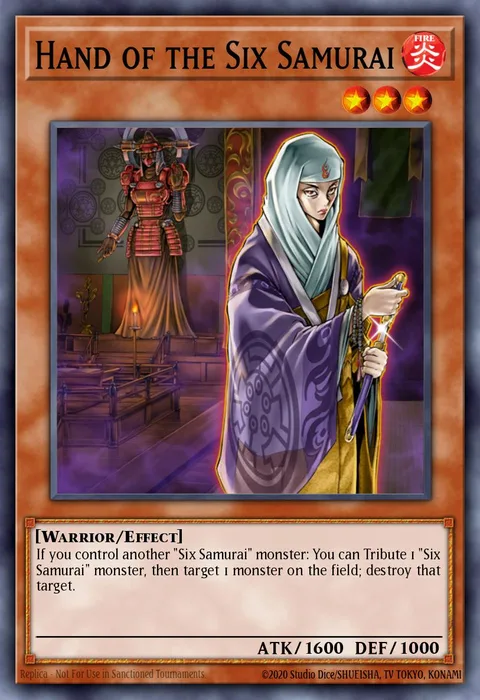Hand of the Six Samurai trading card