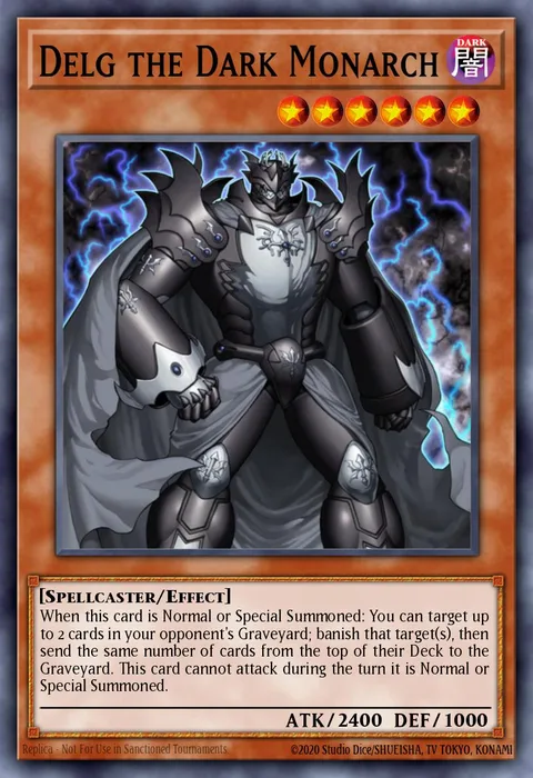 Delg the Dark Monarch trading card