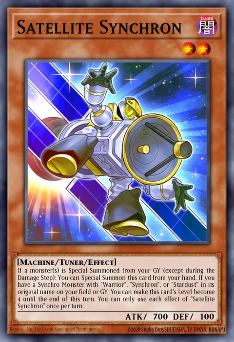 Satellite Synchron trading card
