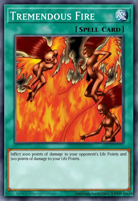 Tremendous Fire trading card