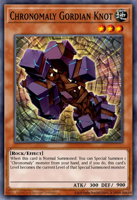 Chronomaly Gordian Knot trading card