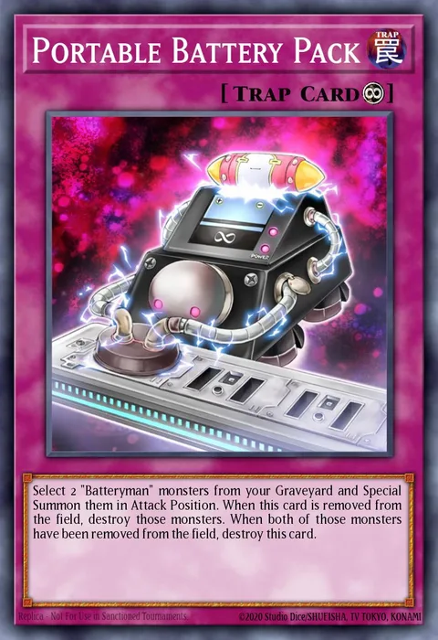 Portable Battery Pack trading card