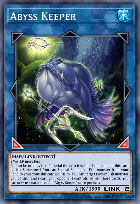 Abyss Keeper trading card