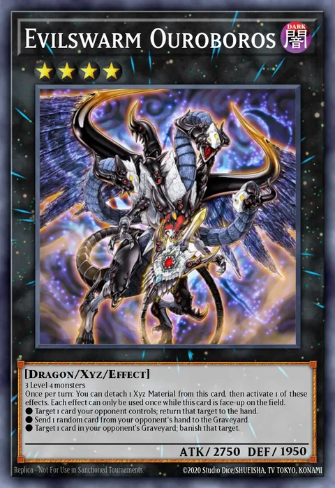 Evilswarm Ouroboros trading card