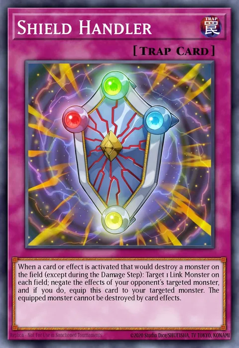 Shield Handler trading card