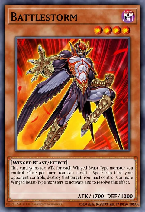 Battlestorm trading card