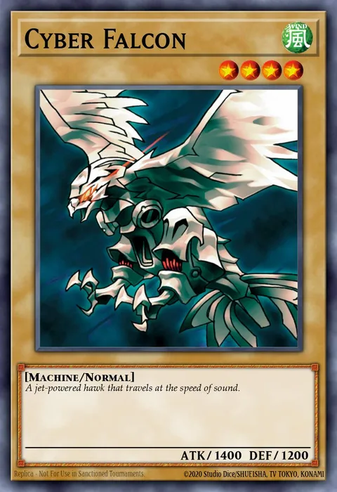 Cyber Falcon trading card