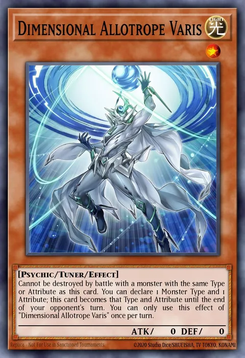 Dimensional Allotrope Varis trading card