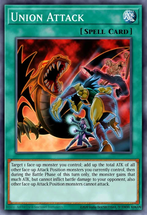 Union Attack trading card