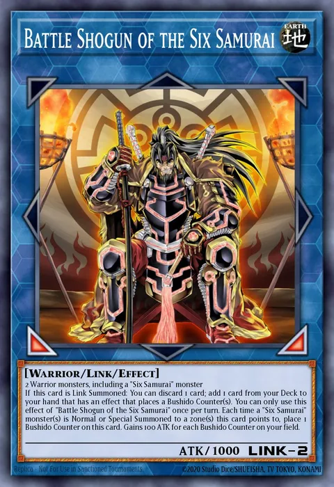 Battle Shogun of the Six Samurai trading card