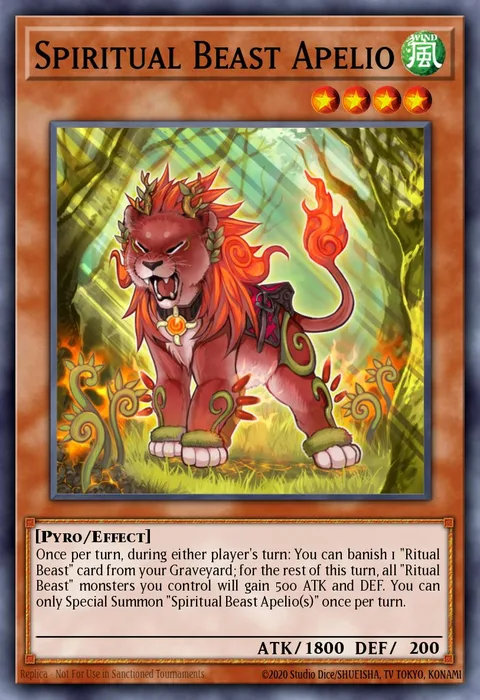 Spiritual Beast Apelio trading card