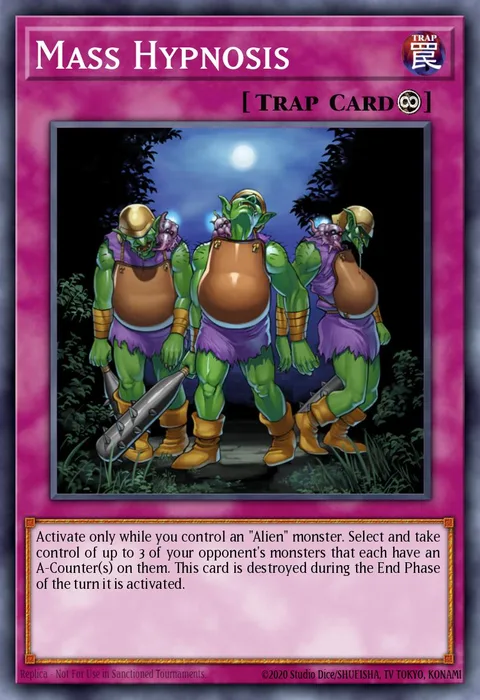 Mass Hypnosis trading card