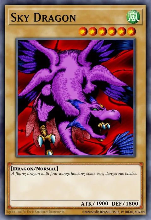 Sky Dragon trading card