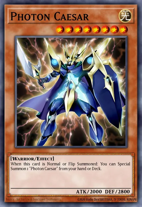 Photon Caesar trading card
