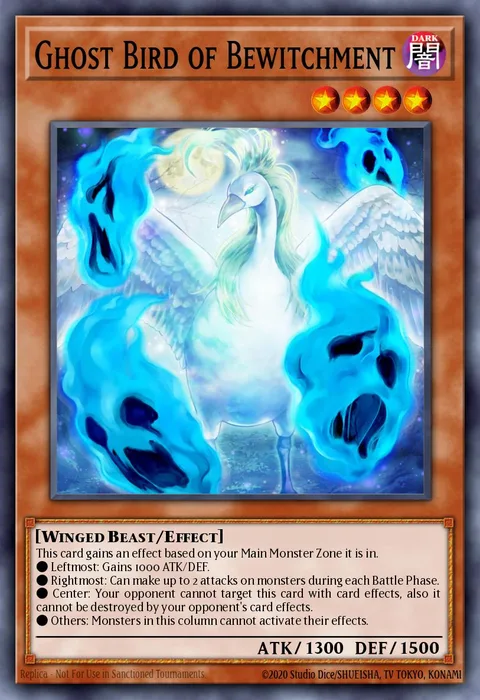 Ghost Bird of Bewitchment trading card