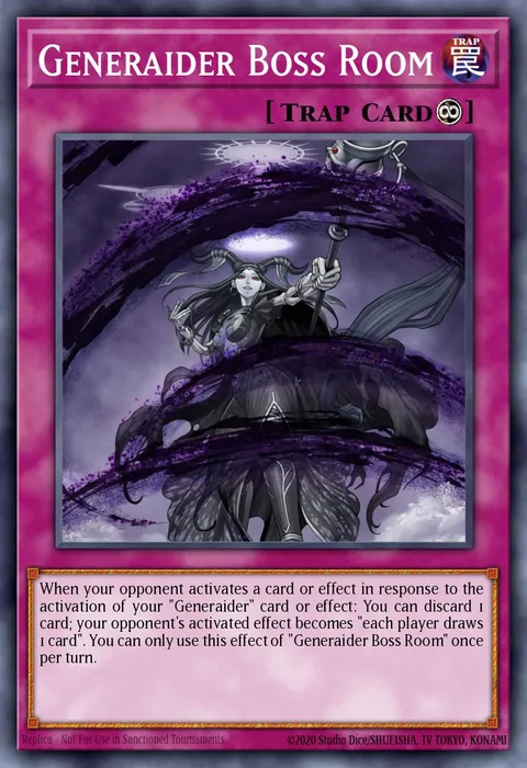 Generaider Boss Room trading card