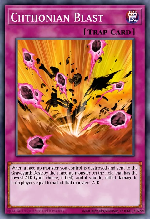 Chthonian Blast trading card