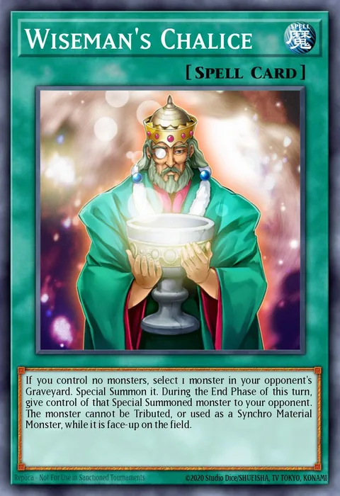Wiseman's Chalice trading card