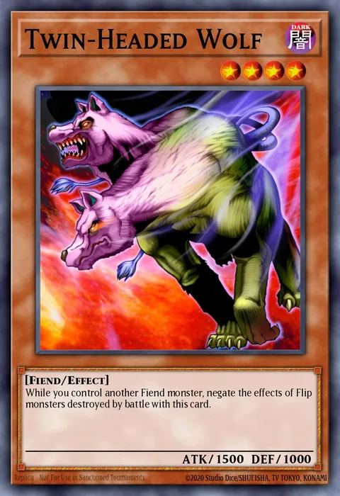 Twin-Headed Wolf trading card