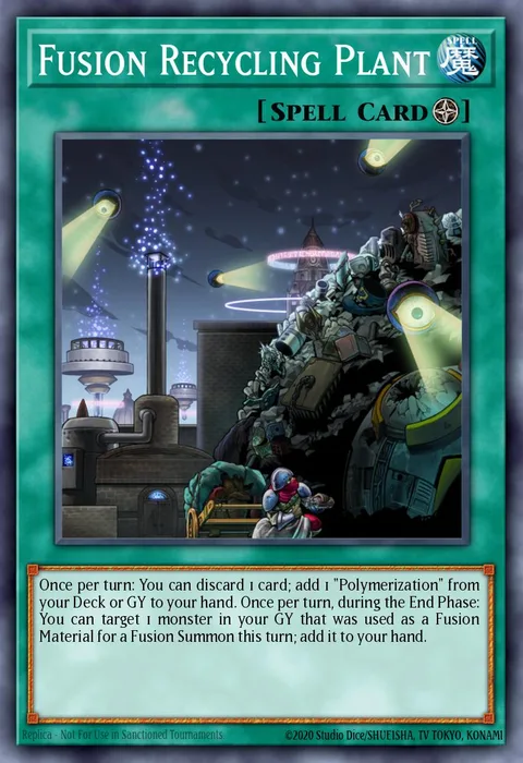 Fusion Recycling Plant trading card