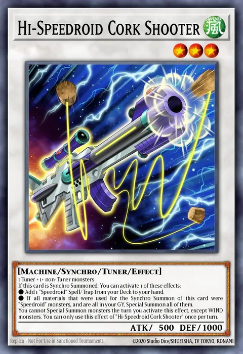 Hi-Speedroid Cork Shooter trading card