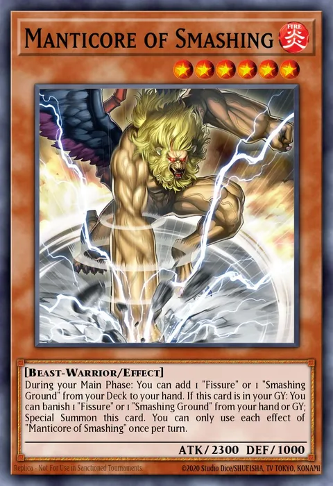 Manticore of Smashing trading card