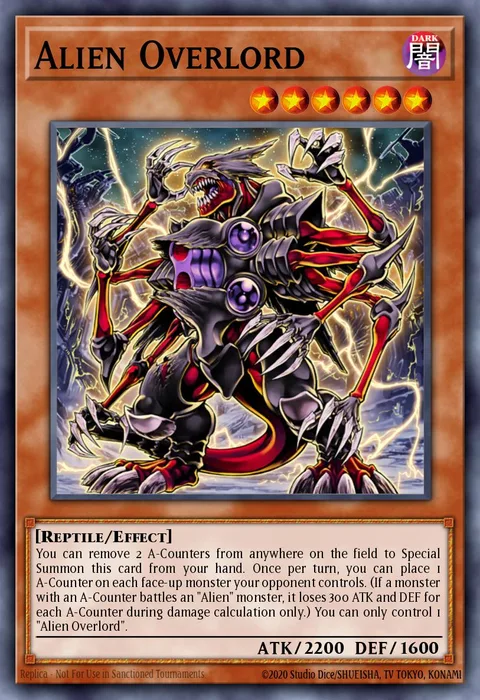 Alien Overlord trading card