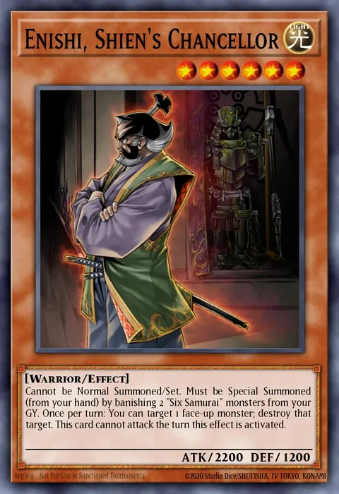 Enishi, Shien's Chancellor trading card