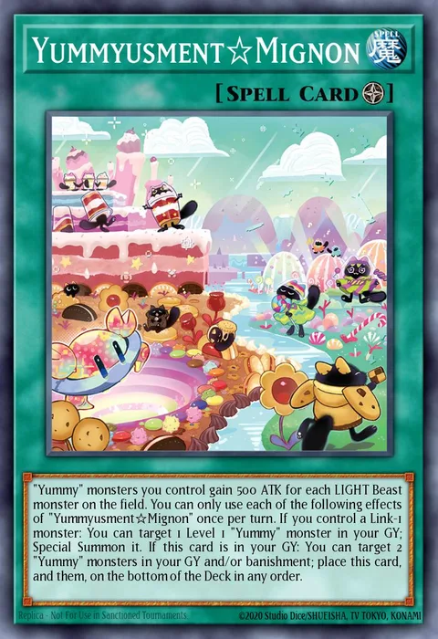 Yummyusment☆Mignon trading card