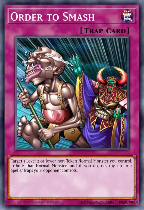 Order to Smash trading card