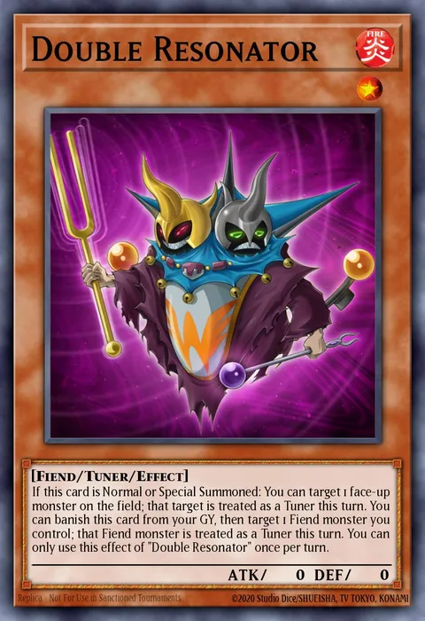 Double Resonator trading card